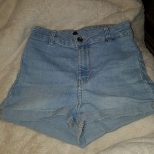 Denim shorts